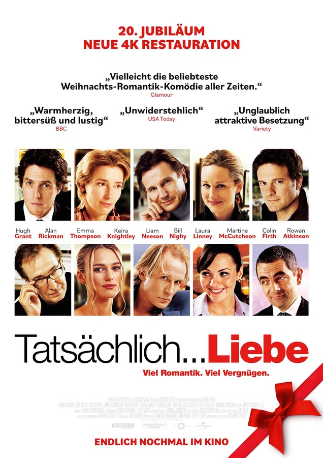 Ein Weihnachtswunder 24 Türchen Zur Liebe Ganzer Film TATSÄCHLICH LIEBE - 20. JUBILÄUM - Rausgegangen Hamburg